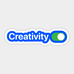Creativity ON Sticker